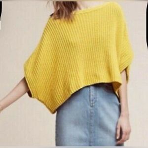 Anthropologie Moth Sweater Cape